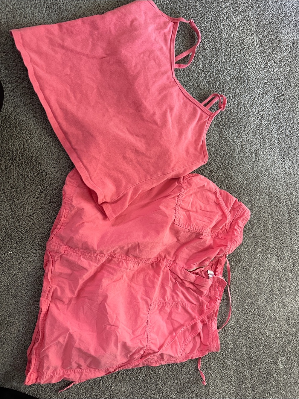 Fresh produce coral two piece set